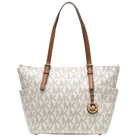 michael kors witte tas|Michael Kors bag black.